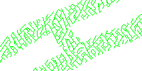 Dithered raster extract after vectorisation