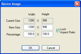 WinTopo Image Resize Dialog