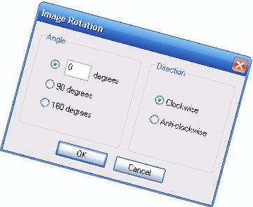 Rotate Image Example 15 degrees 8 bit